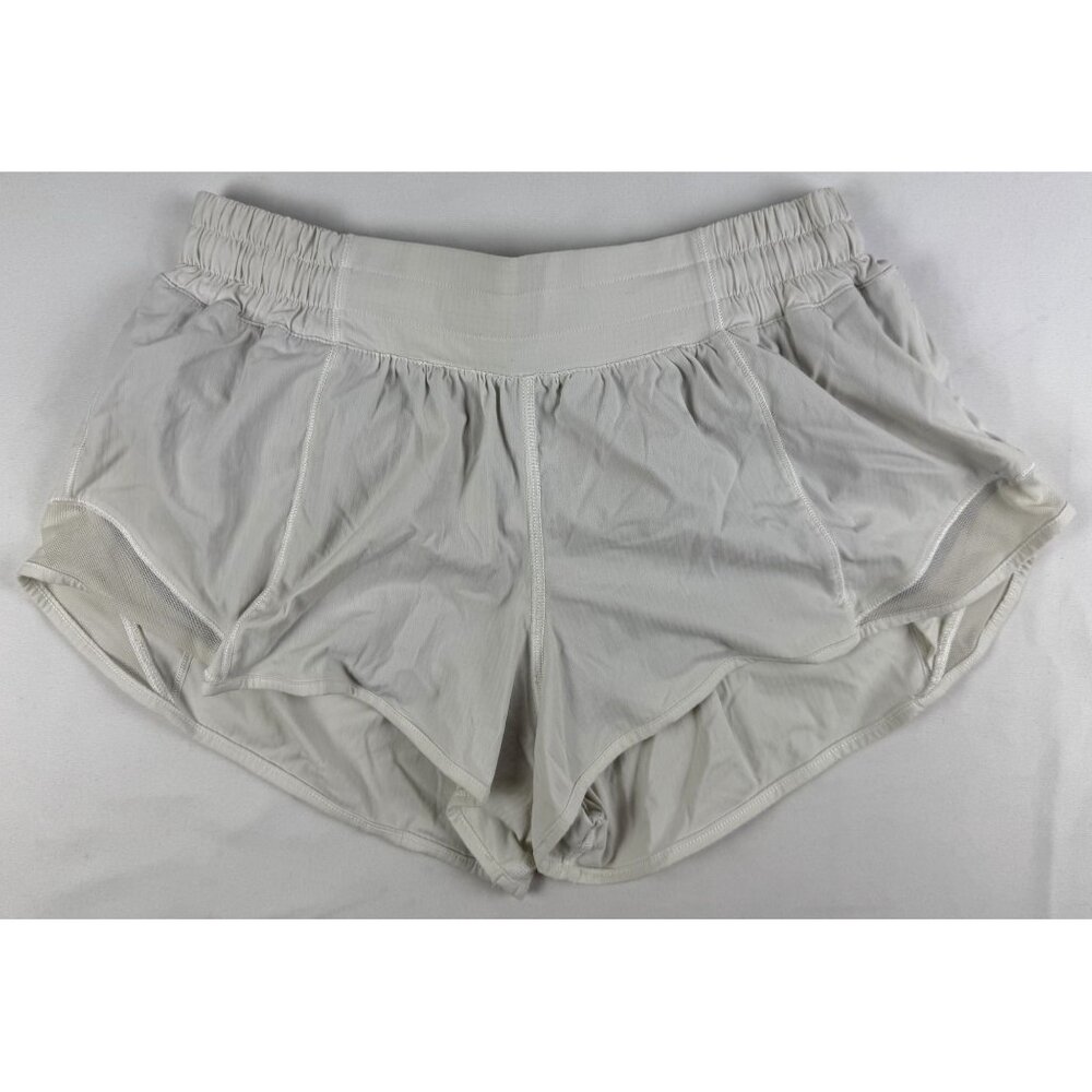 Lululemon Athletica Athletic White Shorts Women's 6